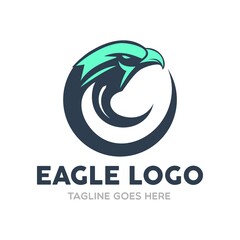 Fototapeta premium Unique Eagle Logo Template