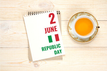 2 june, republic day, calendar with italy independence day date