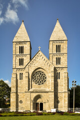 Gothic church in Budapest