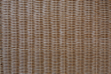 woven rattan with natural patterns.