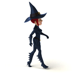 Sexy witch - 3D Illustration