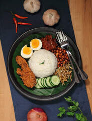 Asian food nasi lemak