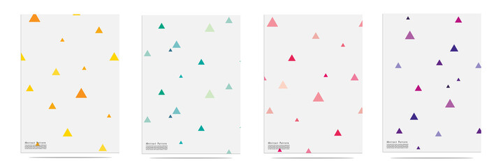 Trendy Geometric Elements Memphis Pattern Set. 