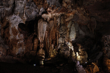 The stalactite at Heaven Cave in Quang Binh, Vietnam