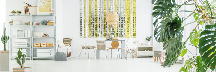 Room with dining area