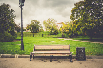 City Park and Bench