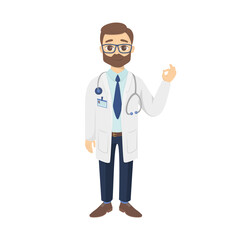 Fototapeta premium Ok sign doc.