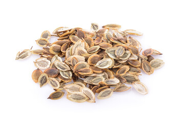 dill seed on a white background