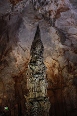 The stalactite at Heaven Cave in Quang Binh, Vietnam