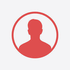 User sign icon. Person symbol. Human avatar.Flat style. 