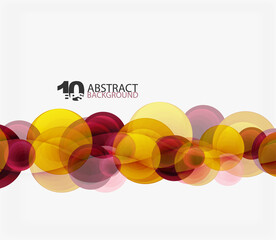 Circle vector background