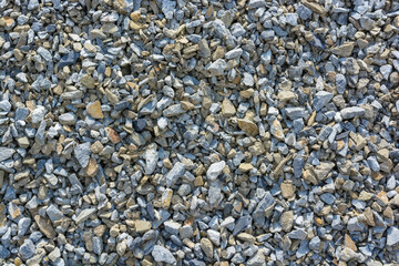 Crushed limestone aggregate