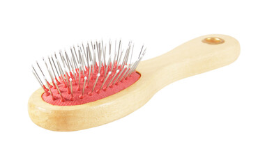 Hair brush isolated on white background