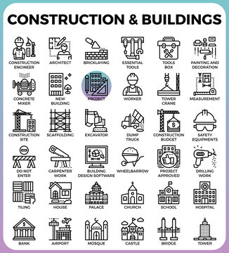 Construction & Buildings icons