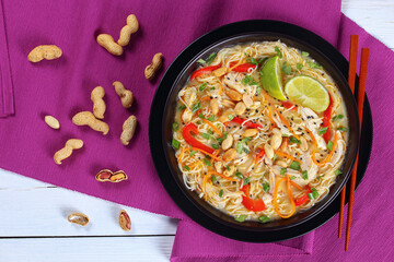 yummy Chicken green curry noodle soup
