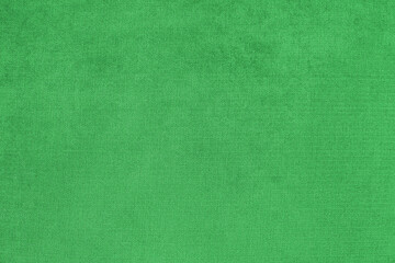 Background with green texture, velvet fabric