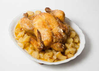 Roasted Chicken with potatos