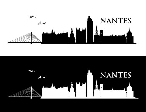 Nantes skyline