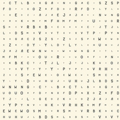 Seamless Letter Pattern. Abstract Font Background