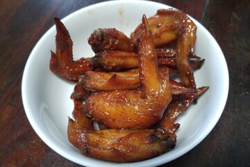 Chicken wing BBQ.