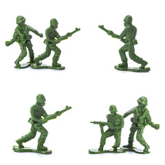 Collection of traditional toy soldiers