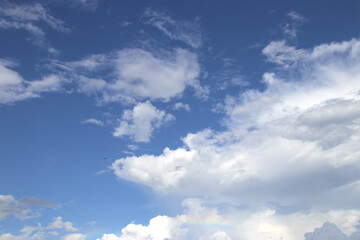 Naklejka na ściany i meble blue sky with clouds can use background