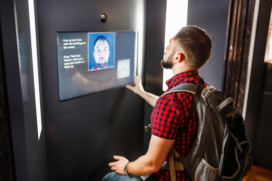 A man undergoes an access control procedure using the recognition of a person in the process of identification and authentication, the concept of modern security systems
