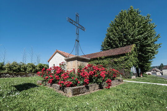Croix fleurie