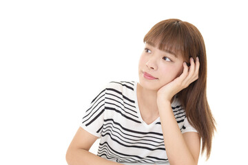 Fototapeta premium 微笑む女性