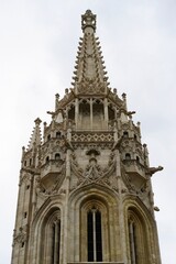 Fototapeta na wymiar Matthias Church in Budapest town