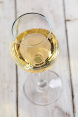 glass of white wine