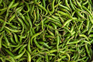 green chili peppers