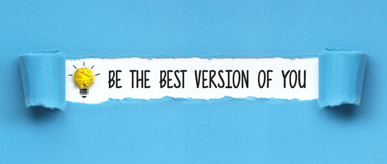 Be the best version of you! / paper