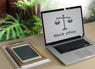 Work ethics Justice Law Order Legal working Professional