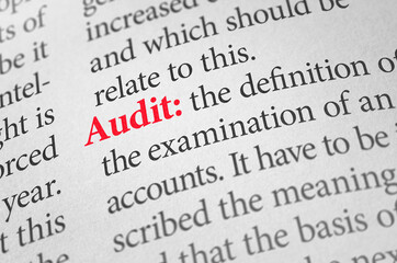 Definition of the word Audit in a dictionary