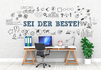 Sei der Beste! / Office / Wall / Symbol © Coloures-Pic