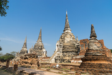 Fototapeta premium ワット・プラシーサンペットの遺跡群のイメージ