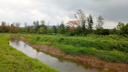 Fototapeta na wymiar Landscape in nort Thailand