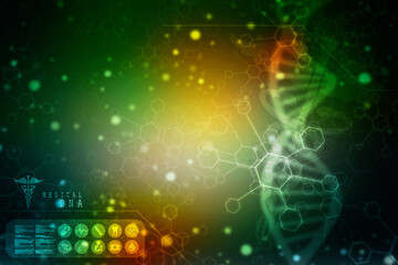 dna structure, abstract background