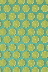 Fruit citrus seamless pattern.