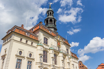 Fototapeta na wymiar Baroque building of the town hall of Luneburg