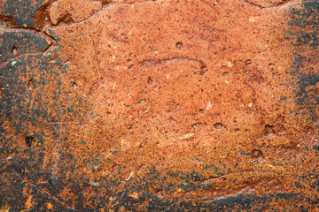 aged orange clay brick grunge texture