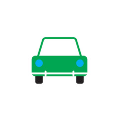 Car icon vector, vehicle solid logo illustration, colorful pictogram isolated on white