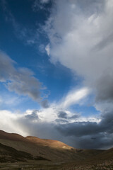 sunset in Markha valley, Ladakh, India