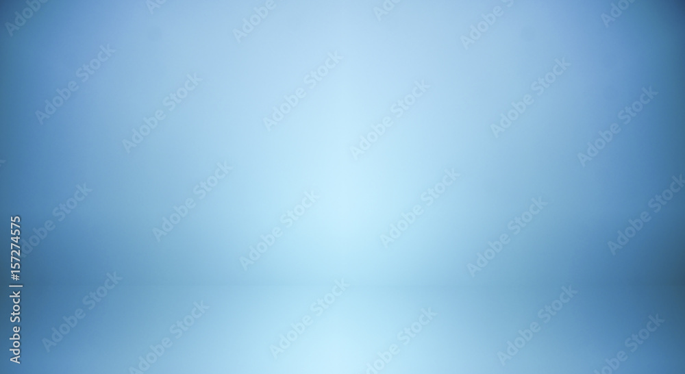 Wall mural blur abstract soft blue background