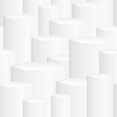White abstract design with seamless texture

