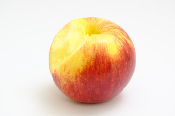 Apple on white background