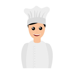 professional chef avatar character vector illustration design