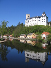 Fototapeta na wymiar Rožmberk nad Vltavou - Czech Republic
