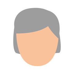 old man avatar character vector illustration design